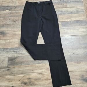 Jenne Maag High Rise Black Straight Leg Stretchy Pants